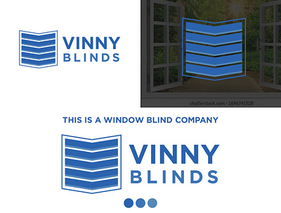 Window blind company logo 3d branding combination logos. design flatlogo graphic design illustration letter lettering logo luxury minimalist ui