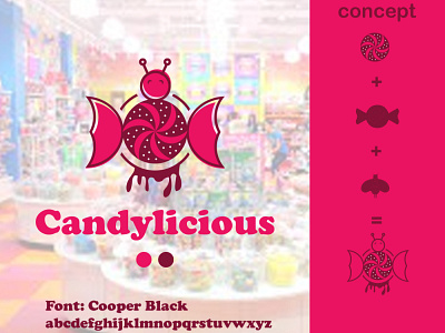 Sweets and candy logo and Branding Identity