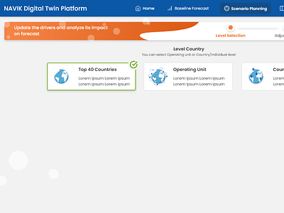 Module Selection Page