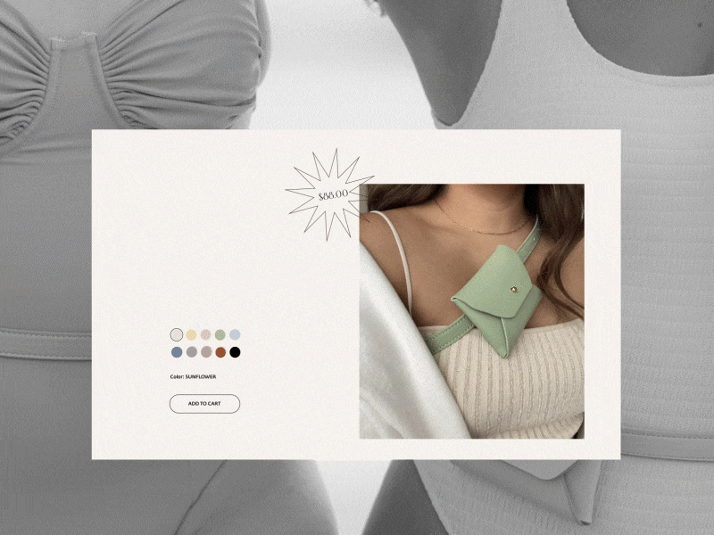 SAMARA ✦ Animation concept design fashion motion graphics ui web webdesign