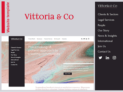 Vittoria & Co - Web template preview bootstrap bootstrap 4 css elegant elegant design frontend html html template html5 law firm pastel colors responsive responsive web design ui ux web web design website