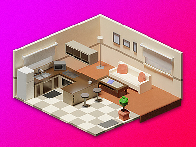 Isometric Apartment