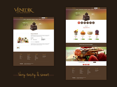 Venedik Cafe design web