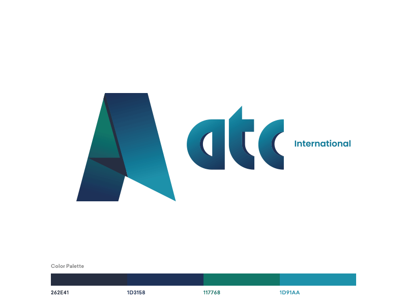 ATC International branding company identity design identity logo