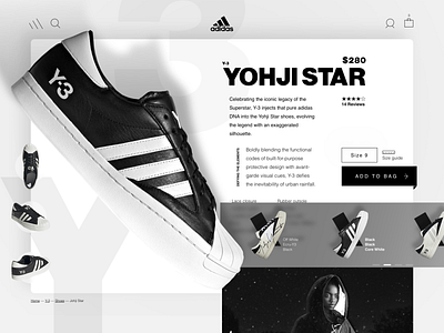 Adidas Y-3 adidas adidas superstar ecommerce shop superstar y 3 yohji yamamoto