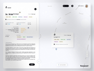 Dashboard UI 👌 Careers web app mobile