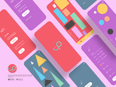Up Syndrome published on Google Play app brand identity branding charts e-commerce identity identity designer ios iphone landing page latest design trends mobile process product design