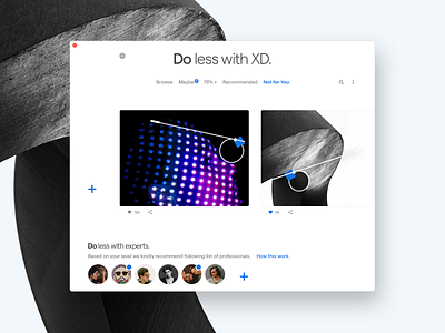 Do less with XD / 2020 product design