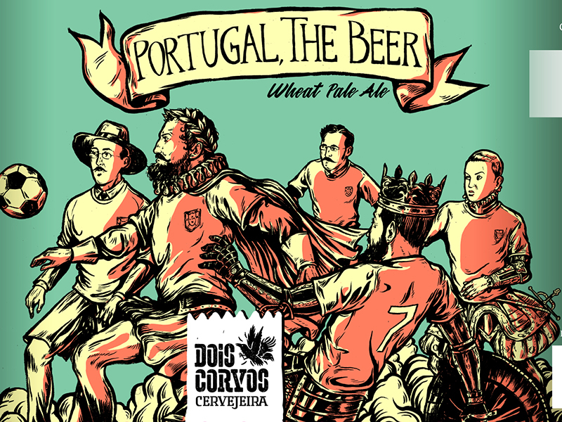 Beer label illustration beer beer art colors craft brewery design digital digital illustration drawing illuatration package package design people portugal portuguese
