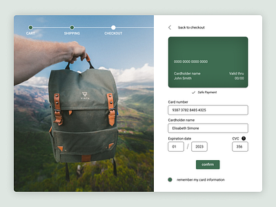 Credit Card Checkout checkout checkout form checkout page daily ui dailyui dailyui 002 dailyuichallenge desktop design figma ui ux uidesign
