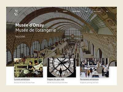 Orsay museum website redesign