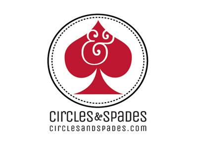 Circles and Spades etsy shop jewelry logo spades