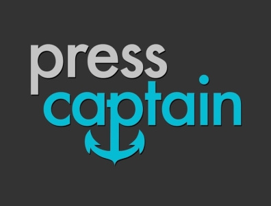 Press Captain branding graphic design logo