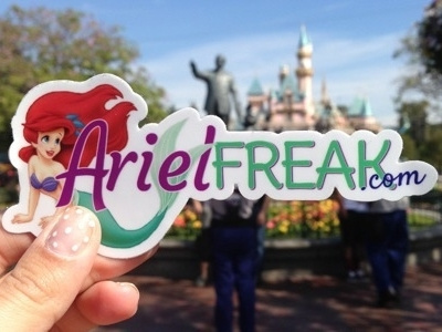 Ariel Freak Sticker design fun logo sticker