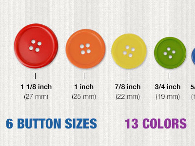 Bulk Buttons Banner banner buttons colors design ecommerce fun photoshop