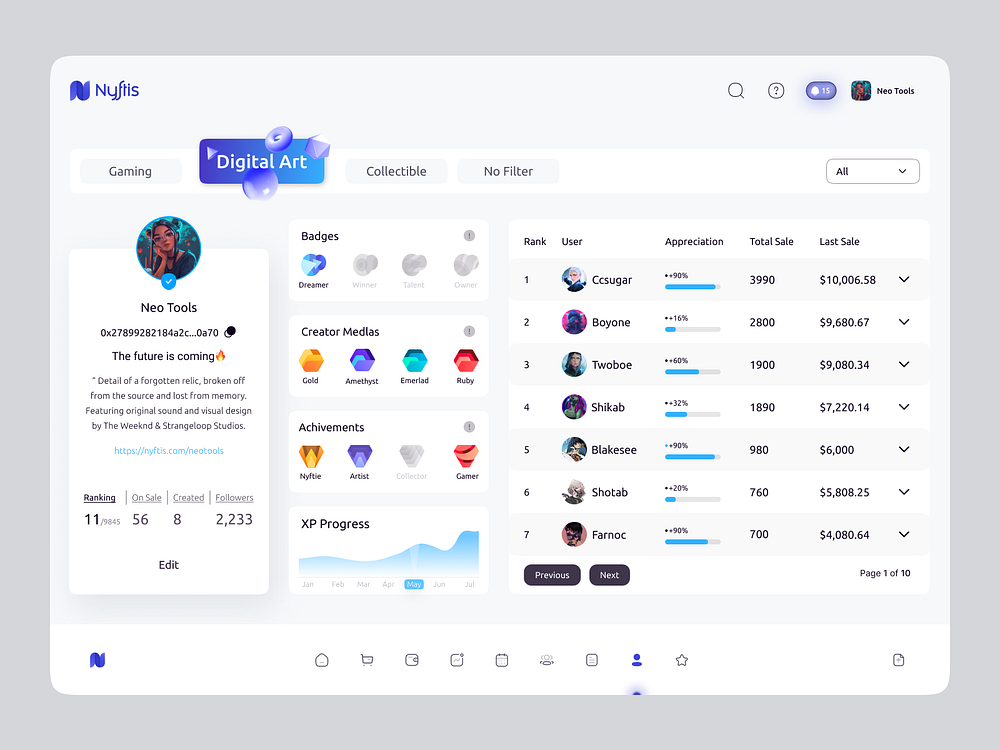 Browse thousands of Ranking UI images for design inspiration | Dribbble