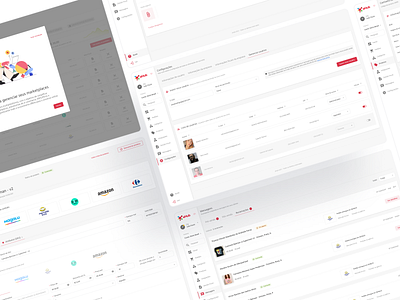 eHub Screens design e commerce interface design marketplace ui ux