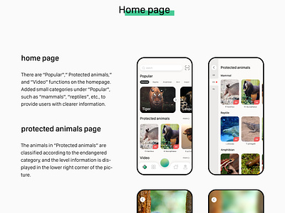 animal encyclopedia app design 3