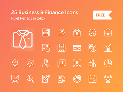 Business and Finance Icon Set