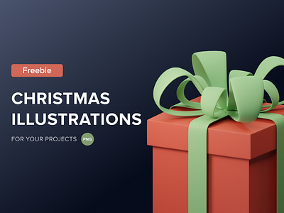 FREE Christmas 3D illustrations