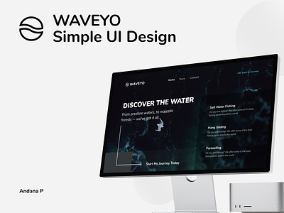 WAVEYO - UI Web Design figma ui user interface ux web design