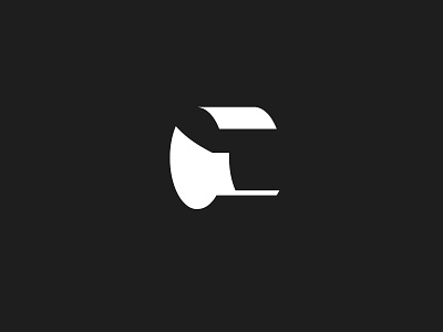 "C" Mark logo mark paper printer