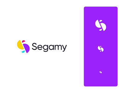 Segamy: Letter S Modern Geometric Logo Design