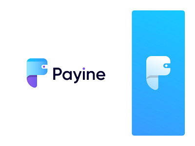 Payine Logo Design: Letter P + Wallet