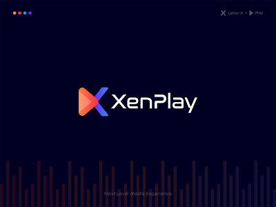 XenPlay Logo Design: Letter X + Play