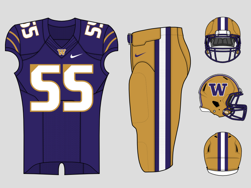 Washington Huskies Unveil Updated Football Uniforms – SportsLogos