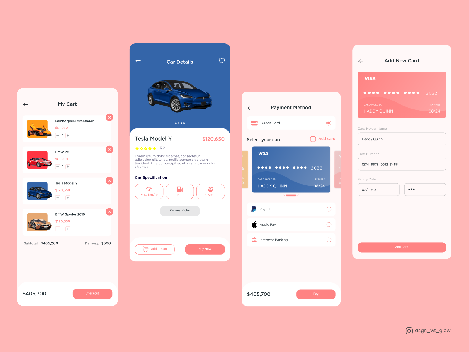 Car E-commerce Checkout Page | Mobile App UI by Glory Chukwuka on Dribbble