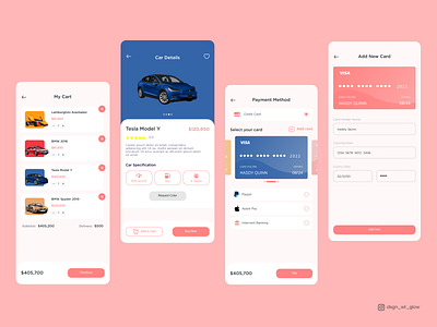 Car E-commerce Checkout Page | Mobile App UI app car app design e commerce figma mobile app ui ui design