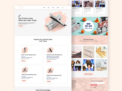 Gallas Shopify redesign landing page new designer newbie redesign shopify shopify store shopify theme