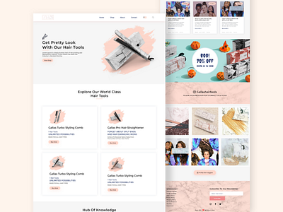 Gallas Shopify redesign