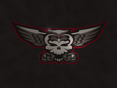 Skowl artifex design logo owl skull