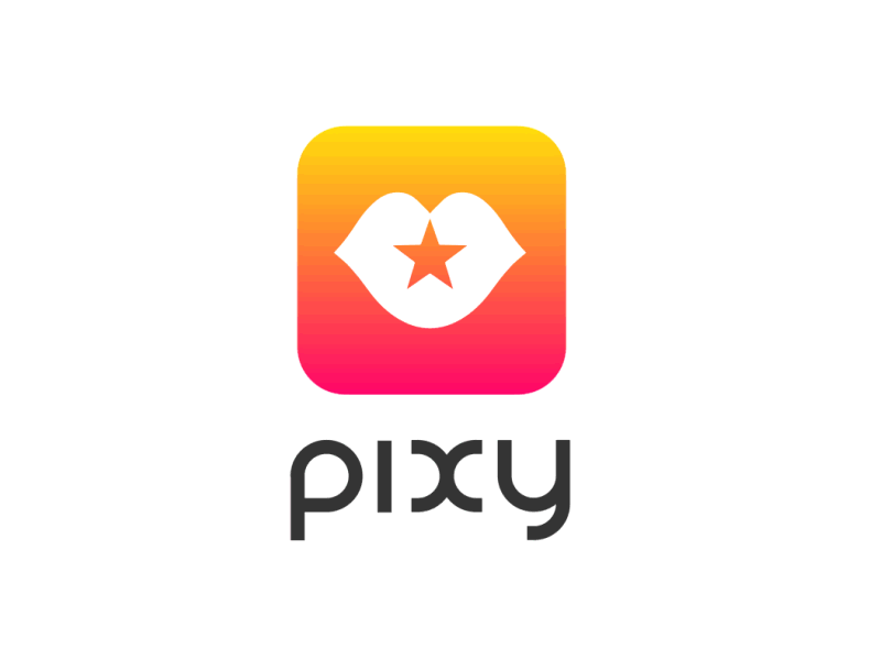 PIXY LIVE App animation app fashion live logo motion graphic music ui