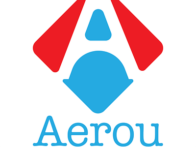 Aerou Logo app branding design illustrator logo type vector web website