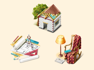 Icons For Website Of The Real Estate icons