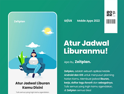 Mobile UI Design : Zeitplan app design graphic design ui ux