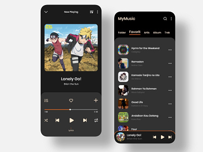 Music App Design app design ui ux