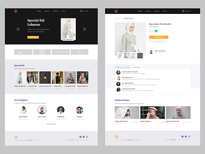 Islamic online shopping website design islamic muslim muslimah ui ui design uidesign uxdesign webdesign website