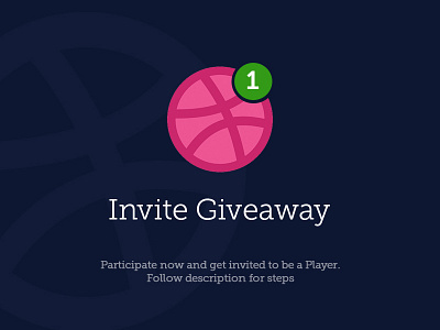1 Invite Giveaway