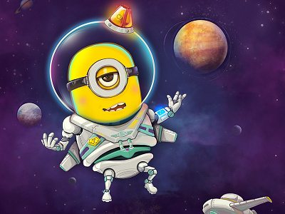 Minions minions space