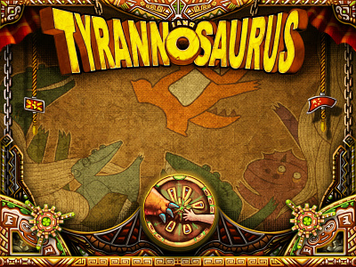 I Am A Tyrannosaurus！ design jin tyrannosaurus tyrannosaurus rex ui