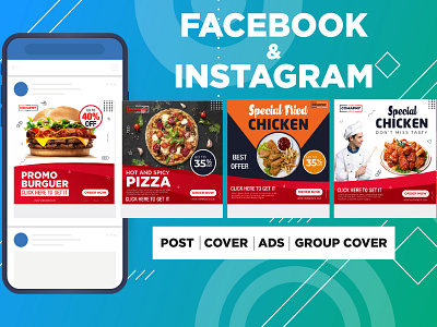 Social media post & web banner design