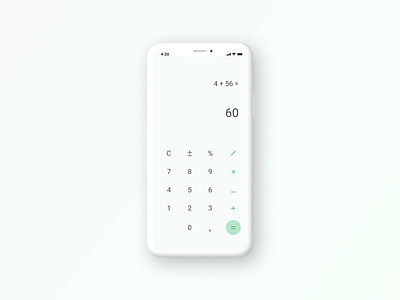 Calculator #DailyUI #004