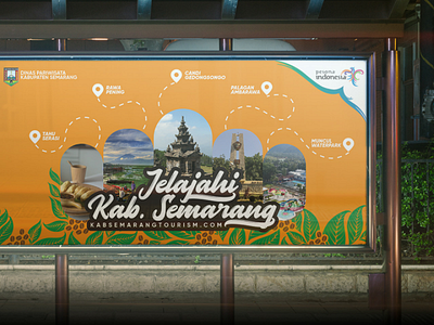 Semarang Tourism Billboard billboard indonesia layout semarang travel