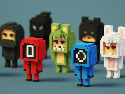 SquidGim nft voxel