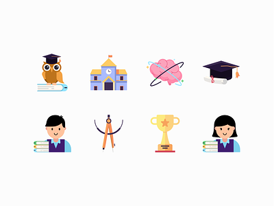 Education Icon set