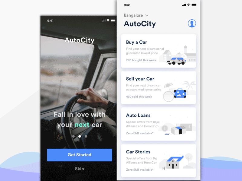 iphone X app - Used Cars Marketplace